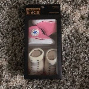 Converse baby booties, brand new in the box